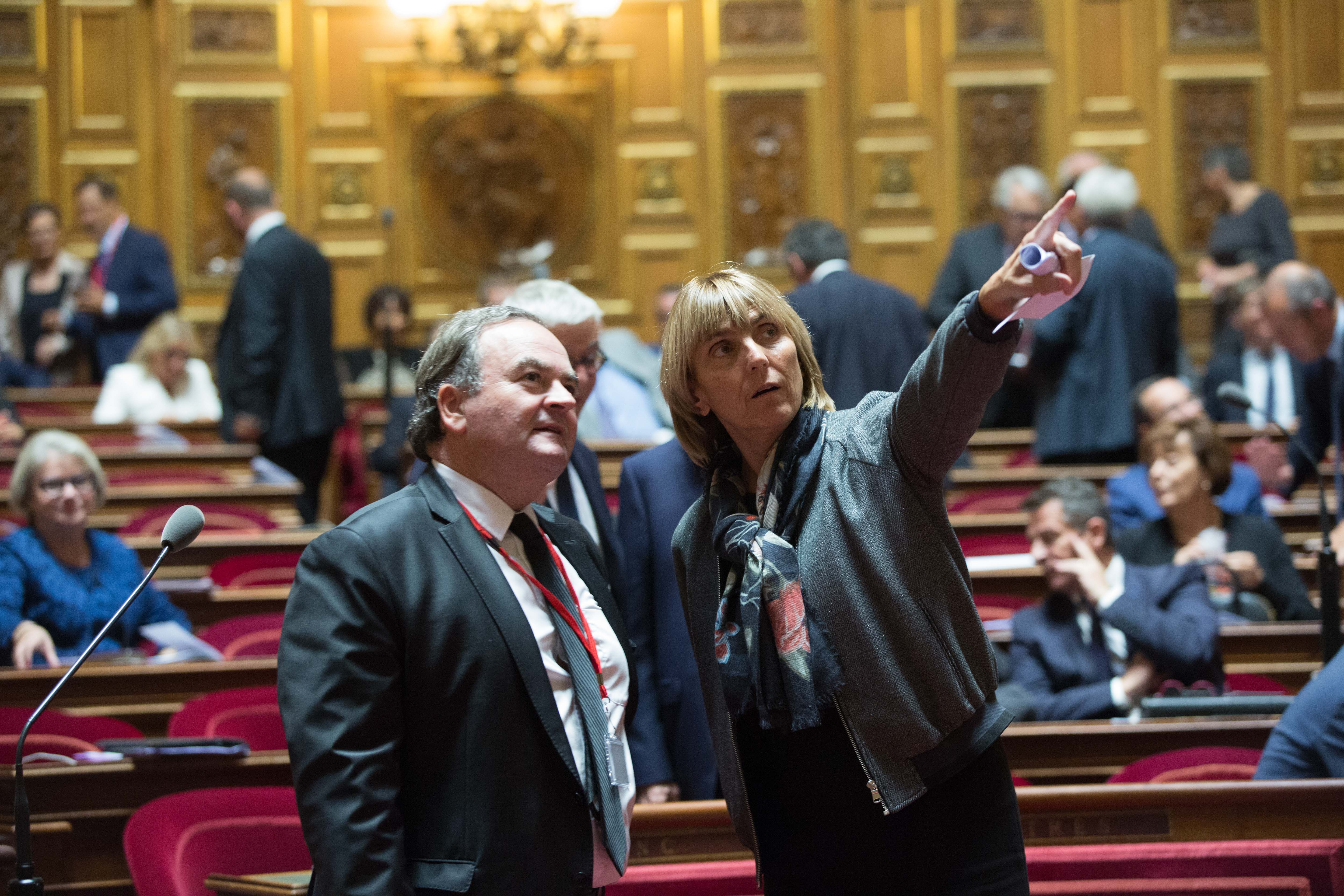 Olivier Henno et Valérie Létard, tous deux sénateurs du Nord.